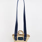 THESEE basket - Size XS - Wide denim blue handles