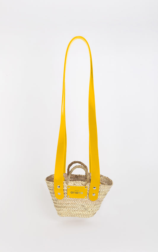 Panier THESEE - Taille XS - Anses larges jaune