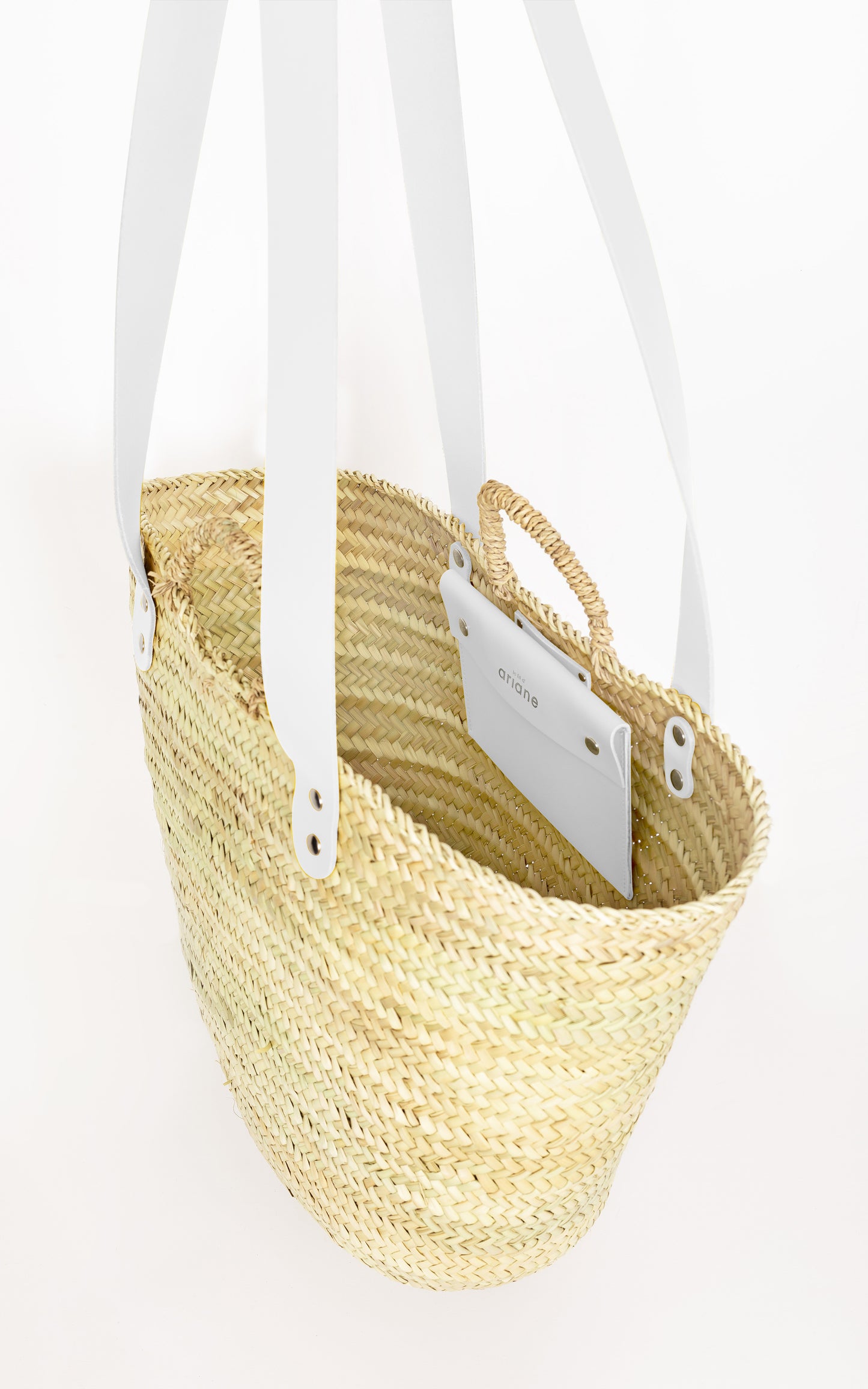 Panier Le 48h - Taille XL - Anses Larges - Blanches