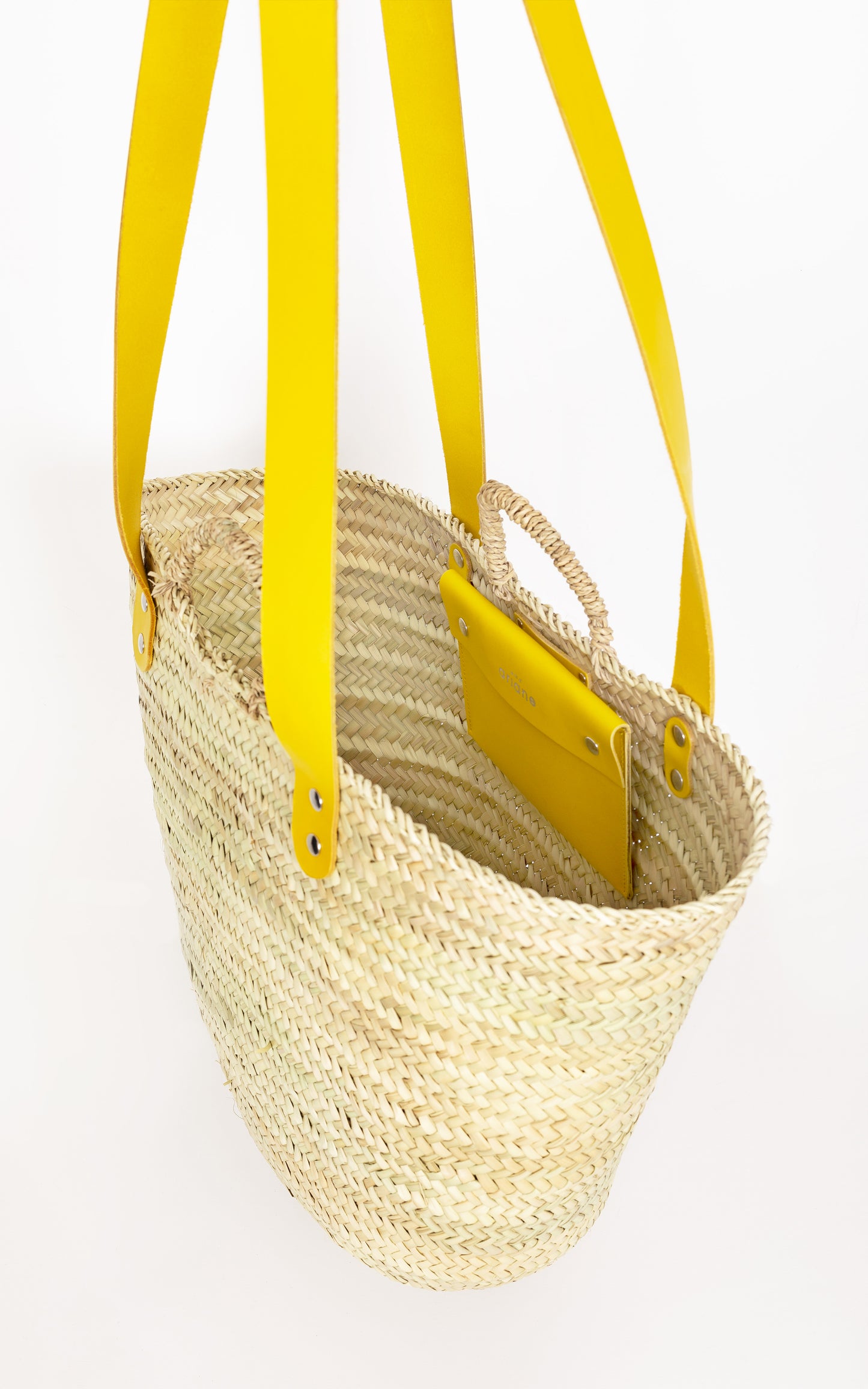 Panier THESEE - Taille XL - Anses Larges - Jaune