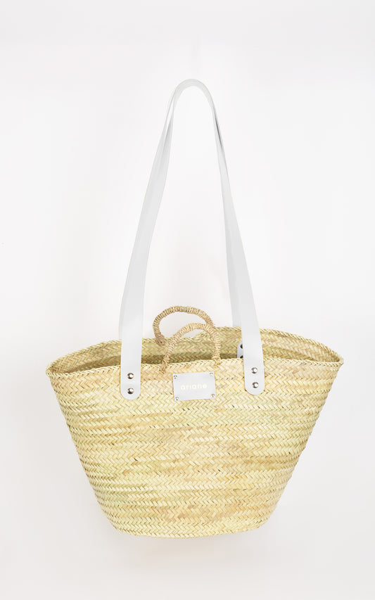 Panier THESEE - Taille XL - Anses Larges - Blanches