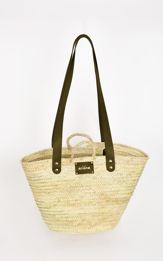 Cesta ESTAS - Talla XL - Asas anchas Caqui