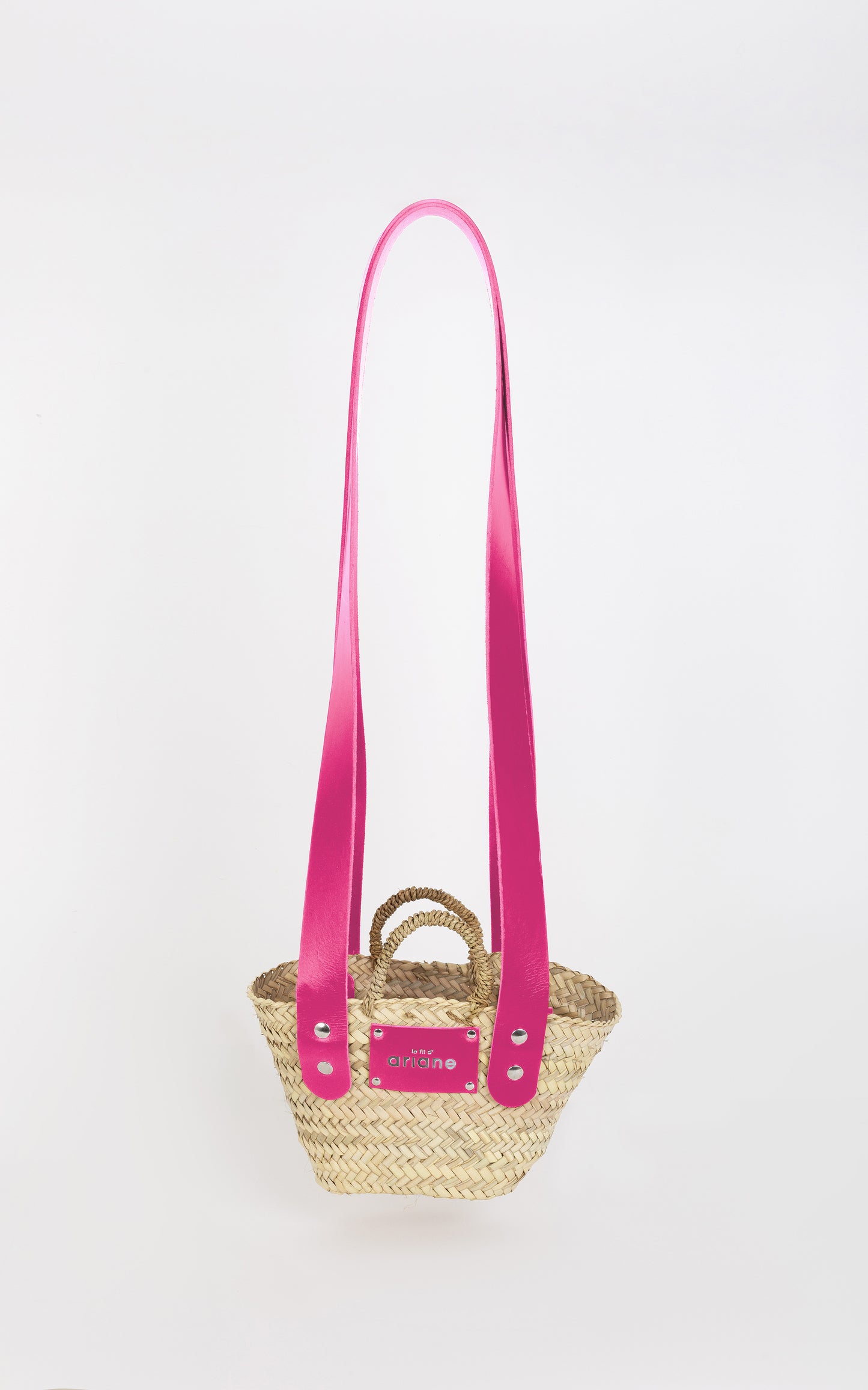 Cesta ESTAS - Talla XS - Asas grandes rosa