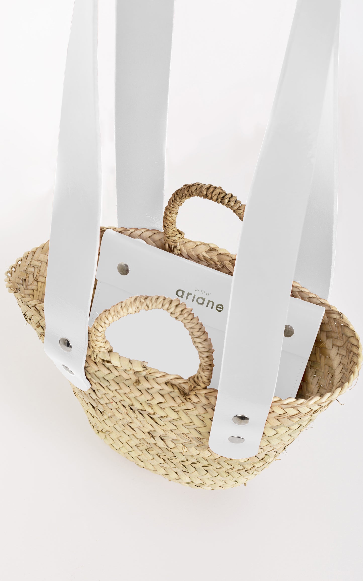 Cesta ESTAS - Talla XS - Asas anchas blancas
