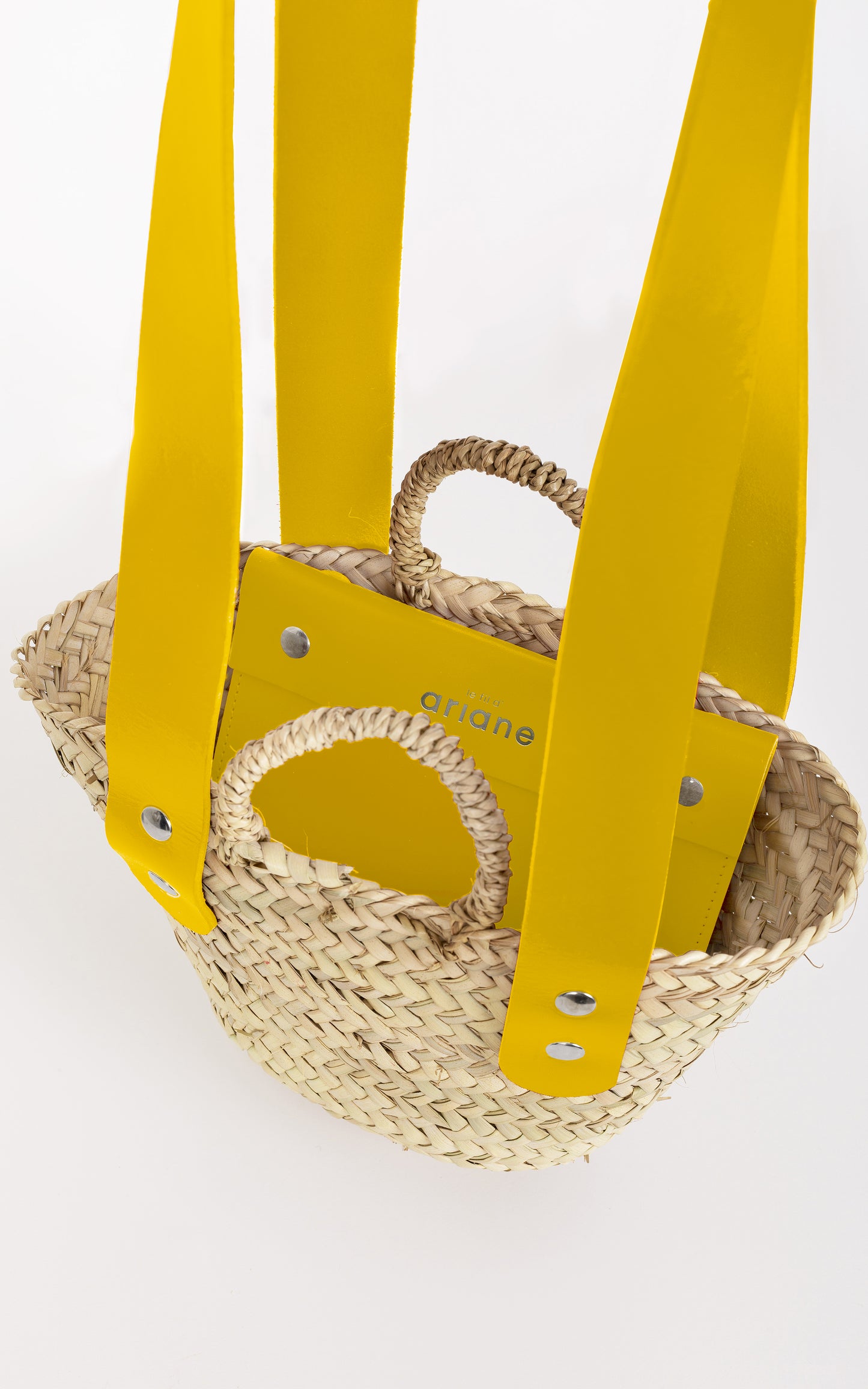 Panier THESEE - Taille XS - Anses larges jaune