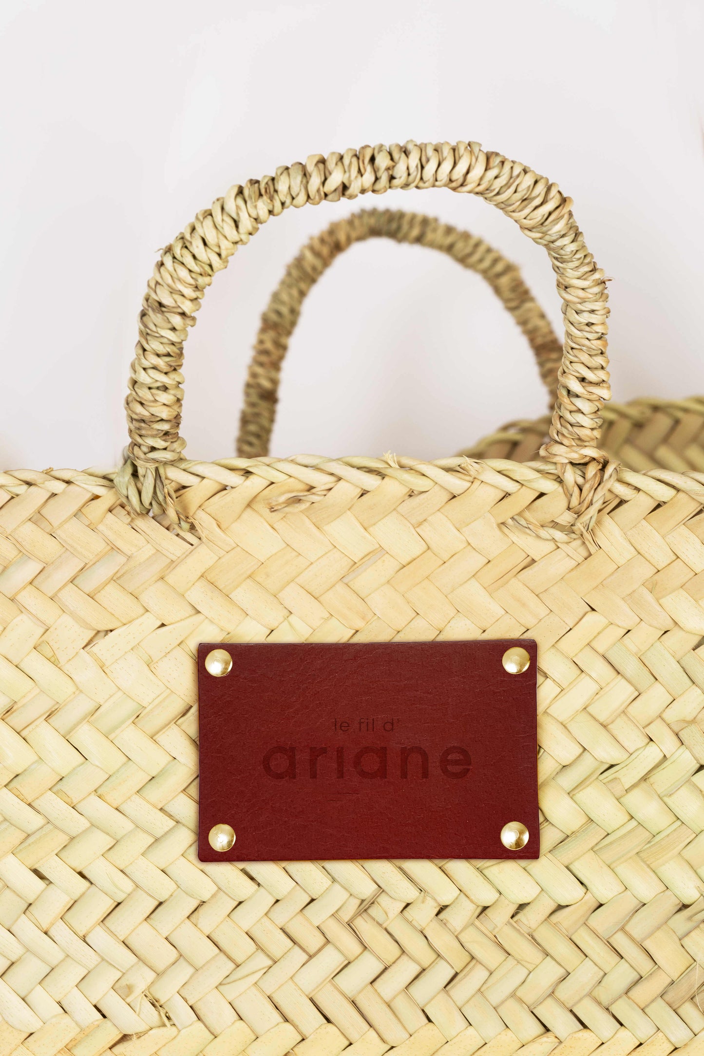 Panier THESEE - Taille XL - Anses larges Bordeaux