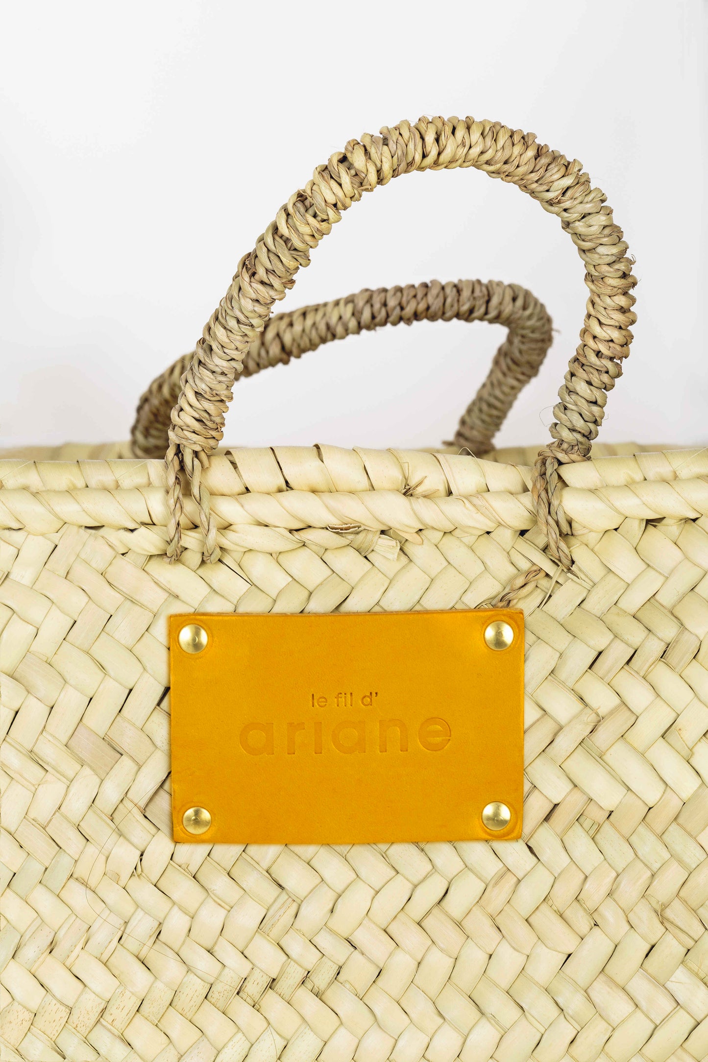 Panier THESEE - Taille L - Anses larges Safran