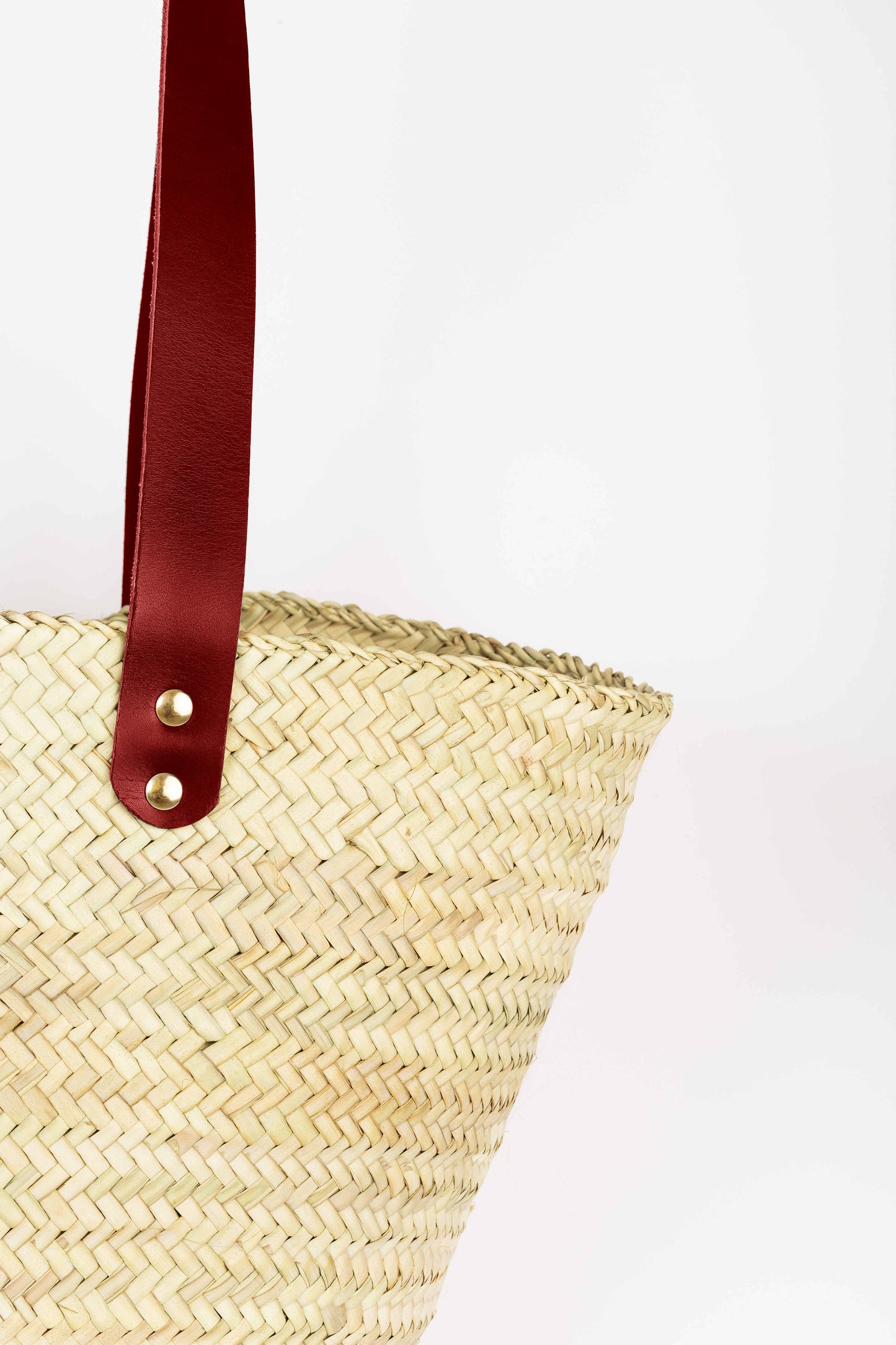 Panier THESEE - Taille XL - Anses larges Bordeaux