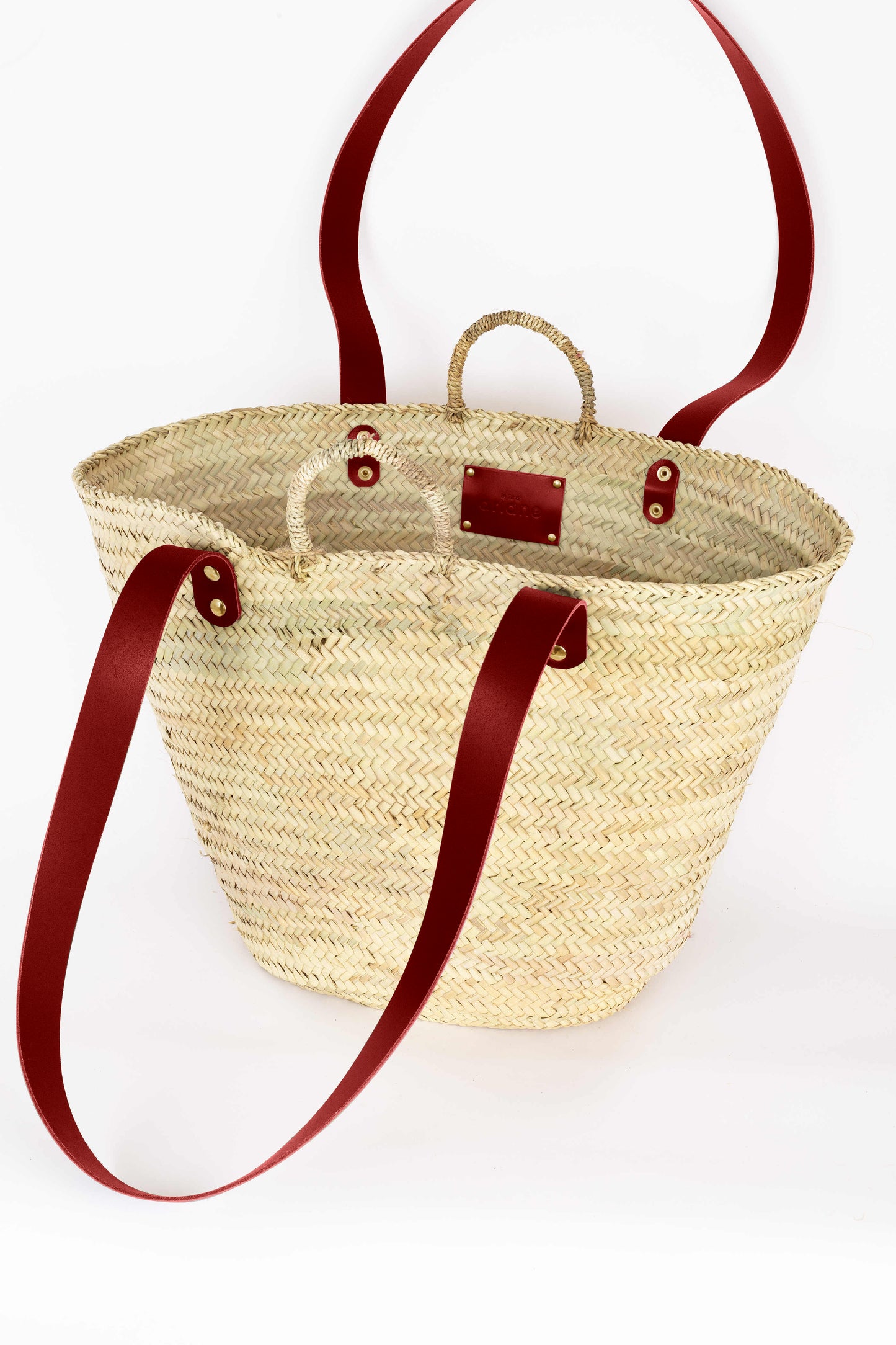 Panier THESEE - Taille XL - Anses larges Bordeaux