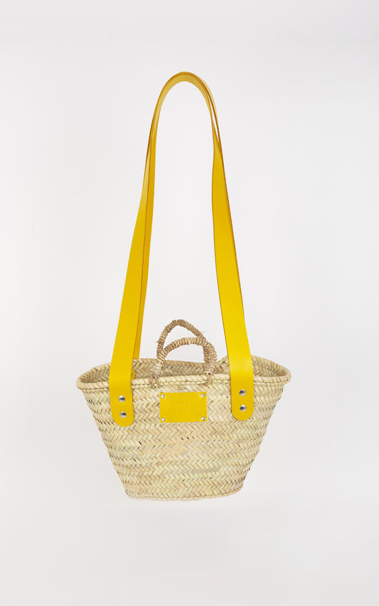 Cesta ESTAS - Talla S - Asas anchas amarillas
