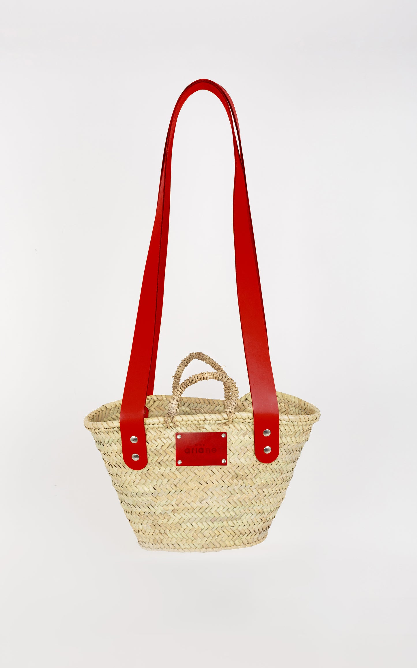 Panier THESEE - Taille S - Anses larges rouges