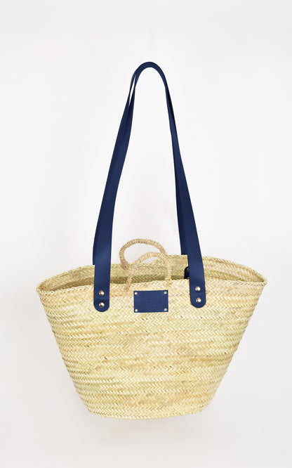 Panier THESEE - Taille XL - Anses Larges - Bleu Jean